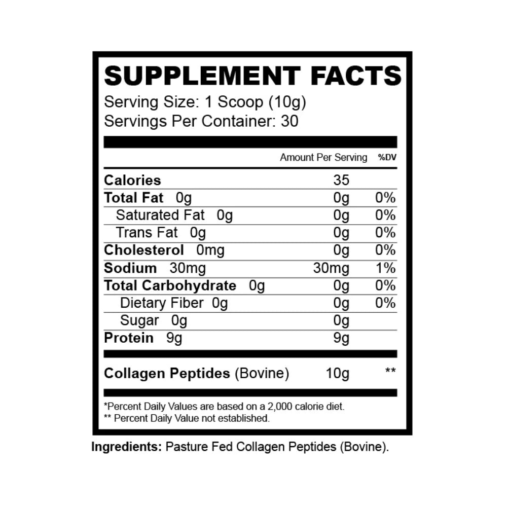 Hydrolyzed collagen
