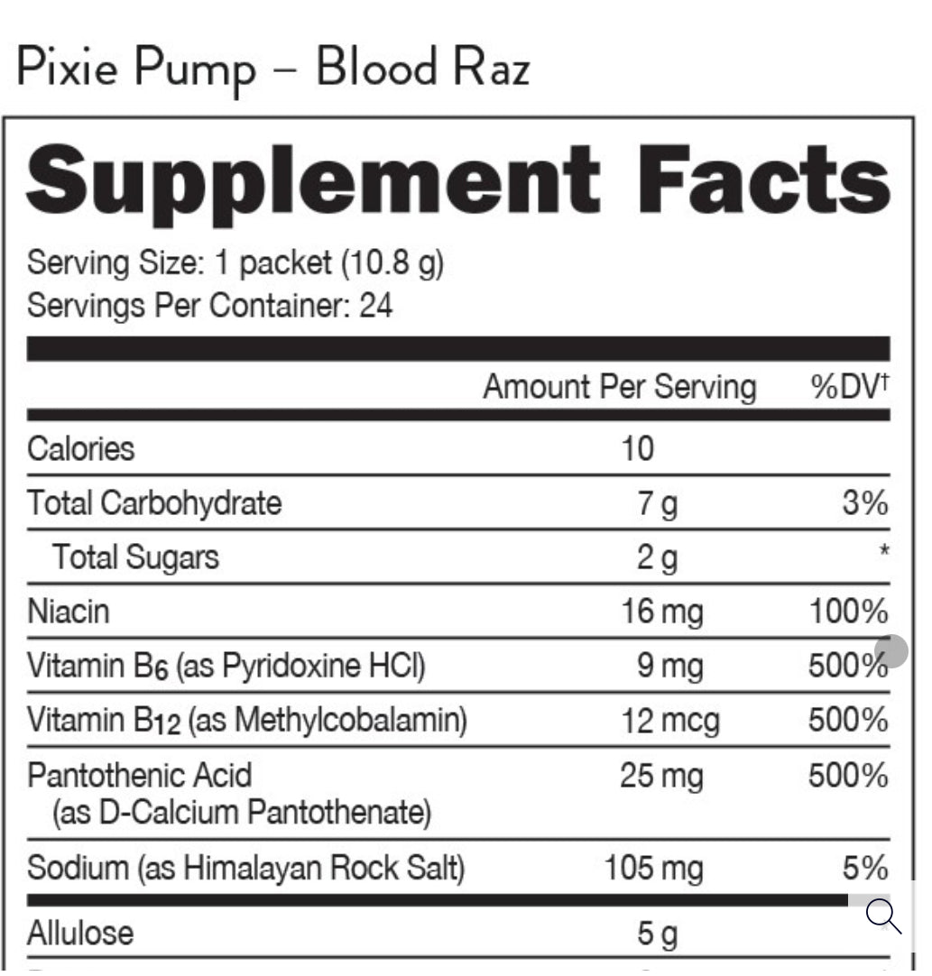 Pixie Pump Blood Raz