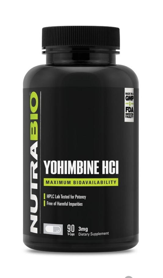 NutraBio Yohimbine HCI