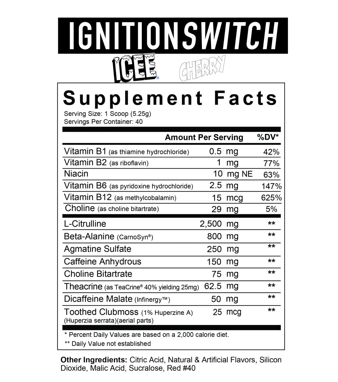 Axe & Slede-Ignition Switch Cherry Icee