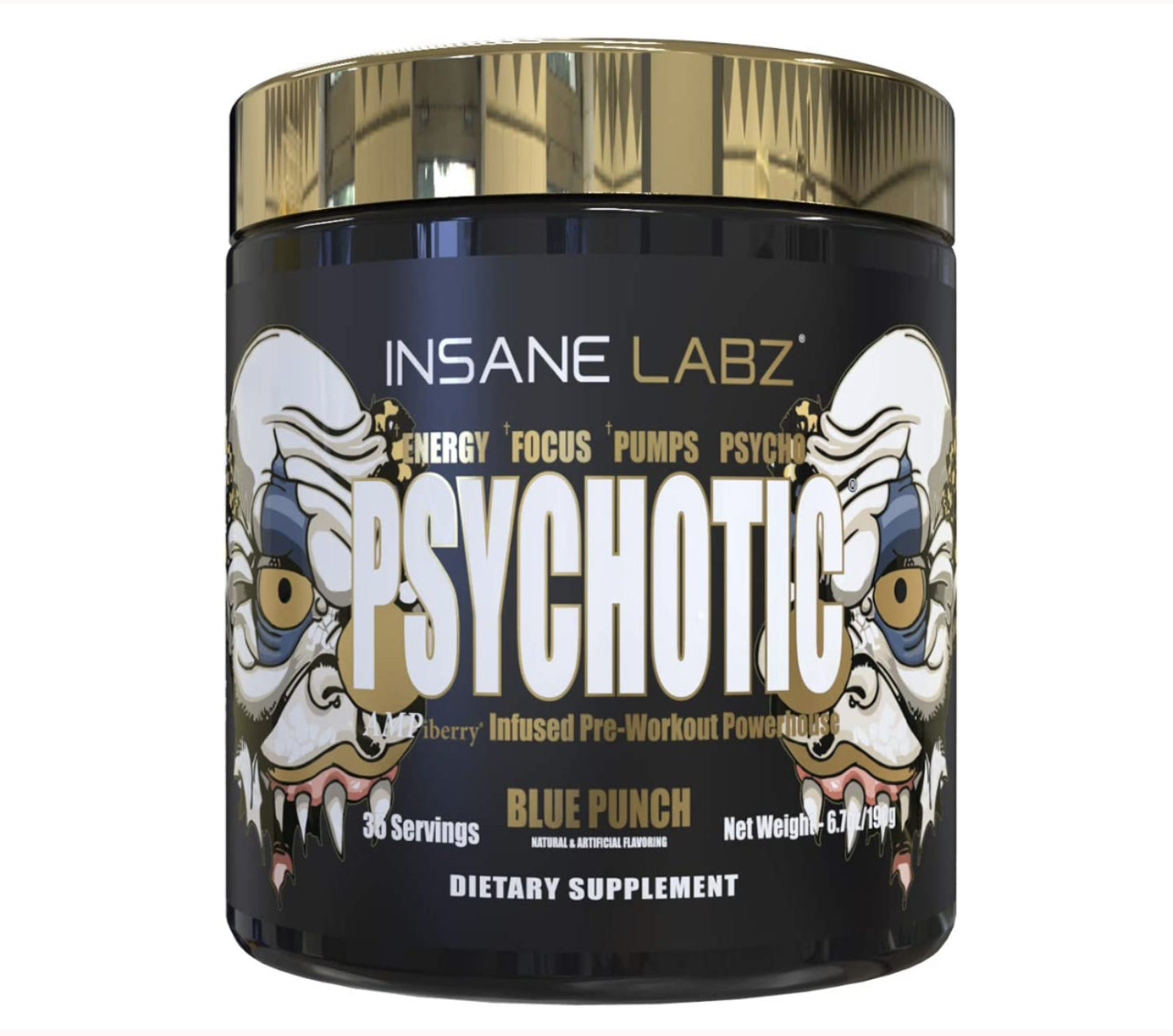 Psychotic Gold Blue Punch